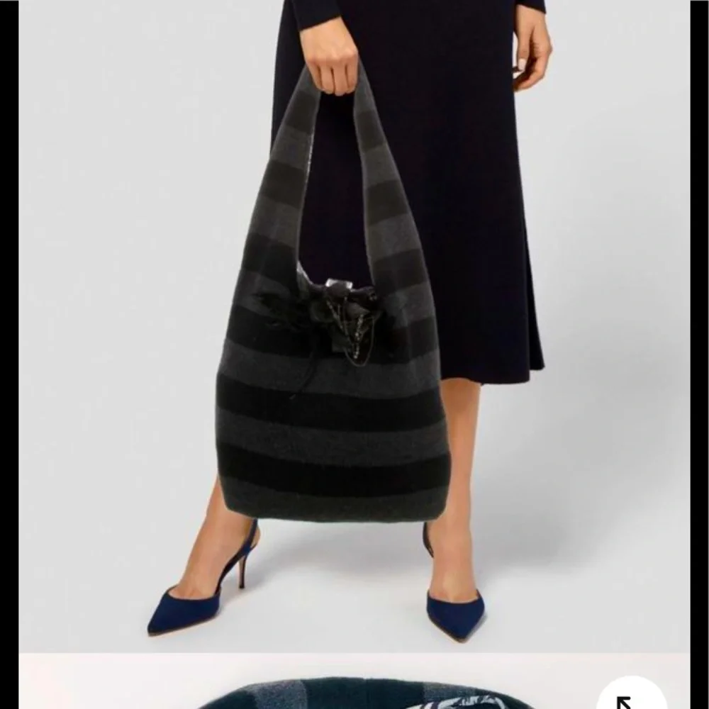 Alice + Olivia knit hobo handbag